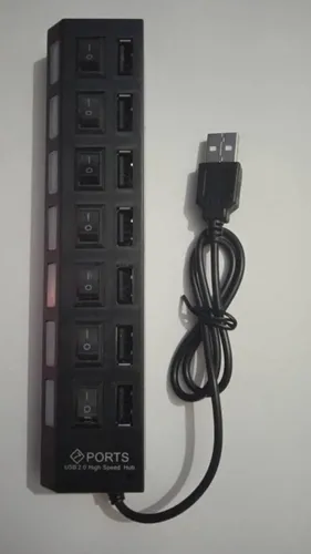 Cable Hub , 7 Puertos Usb , Nuevo