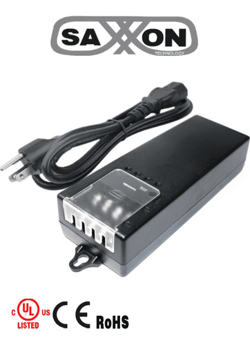 Saxxon Fuente De Poder Regulada Psu1250d4d 12v 5a 4 Canales