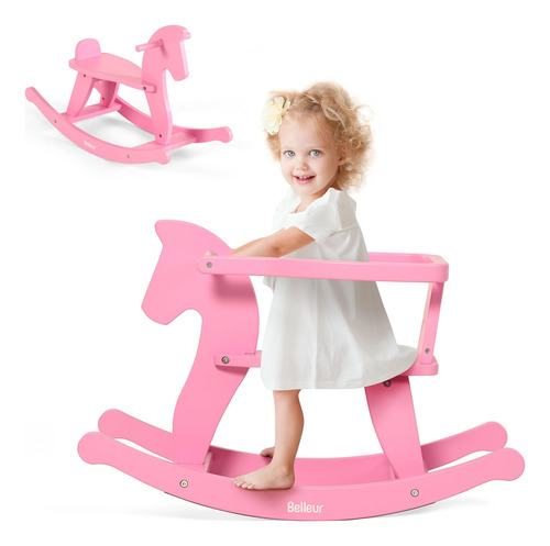 Caballito De Madera Belleur Para Niños De 1 A 3 Años,