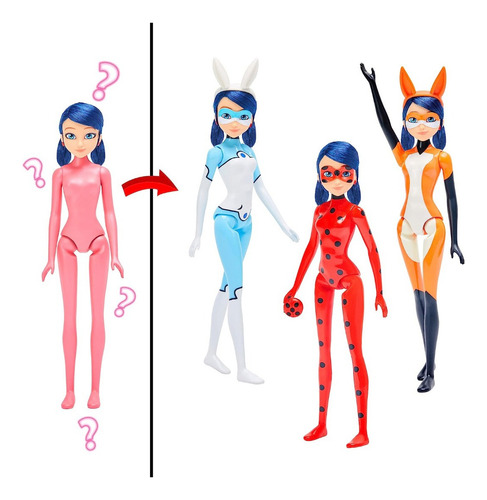 Miraculous Cambio De Color Magic Heroez Reveal - Que Regalo