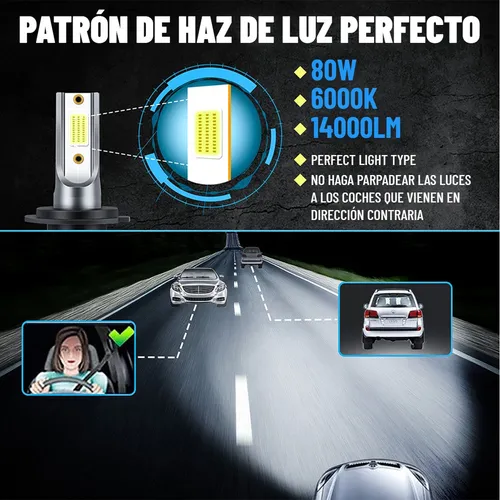 F2 Kit De Focos Led Luz Alta/baja/niebla For Suzuki