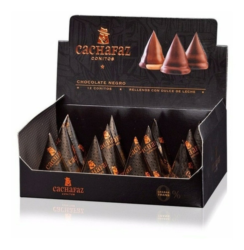 Conitos De Dulce De Leche Cachafaz X12u *golosinas Del Sur*