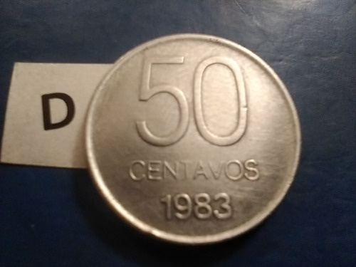 Moneda De 50 Centavos Año 1983 De La República Argentina 