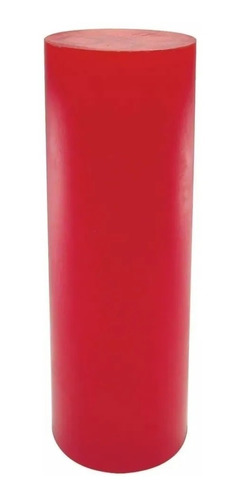 Tarugo Bastao De Poliuretano (pu) 65x300mm Vermelho 90shore