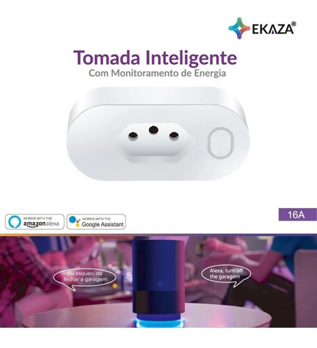 Tomada Inteligente Automação 16a Liga E Desliga Via Celular