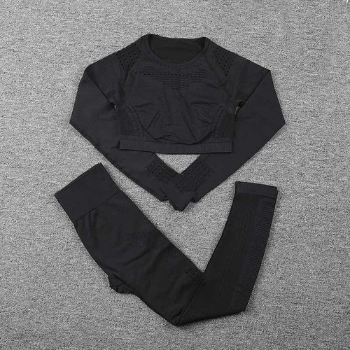 Conjunto Deportivo Licra Y Top Manga Larga
