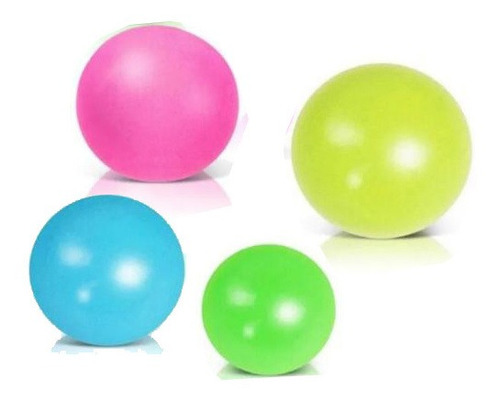 Stick Ball Gobbles 4 Juguetes Pegajosos Reductores De Presió