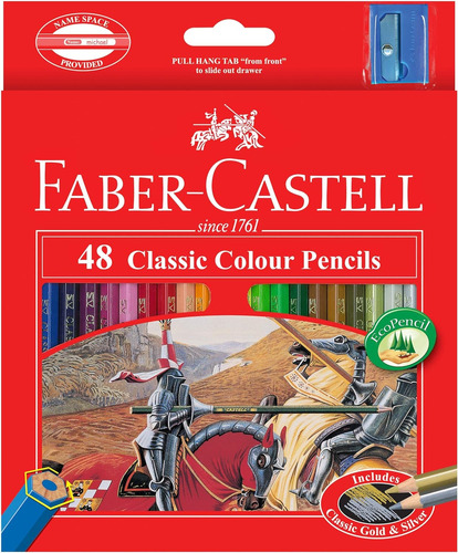 Lápices De Colores Faber Castell Premium, 48 Colores