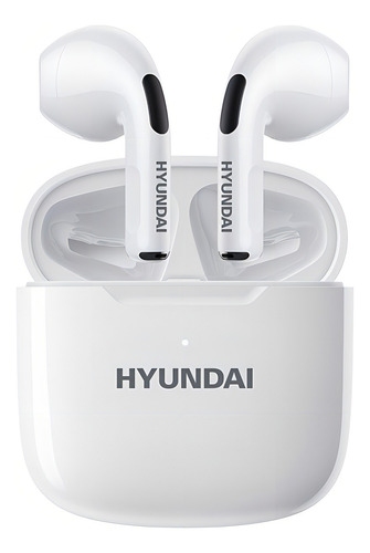 Auriculares Bluetooth Inalámbricos Hyundai Hy-t02 Color Blanco