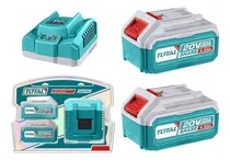Comprar Pack 2 Baterías 4ah 20v + Cargador Rapido Total Tfbcpk1424