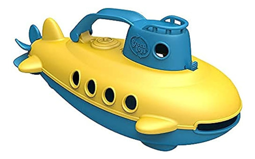 Green Toys Submarine - Embarcación Azul Libre De Bpa Y Ftala