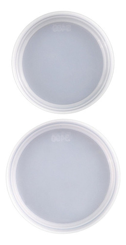 2x Posavasos Molde De Silicona Fundición De Resina Diy