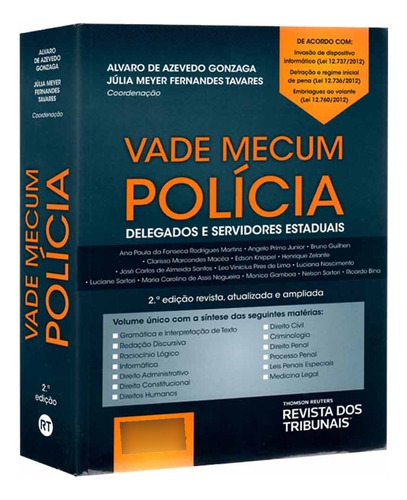 Livro Vade Mecum Polícia: Delegados E Servidores Estaduais - N/c [2013]