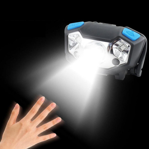 Recargables, Linterna Frontal Led De 5000 , Sensor De