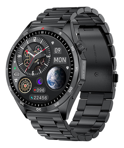Reloj inteligente Lemfo Sports Bezel negro para llamadas con Bluetooth