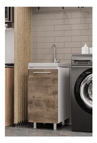 Lavadero Corona Premium Ii Petite Gris Mueble Oporto