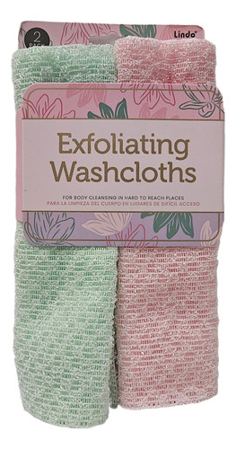Toalla Exfoliante Para Limpieza Del Cuerpo Set 2