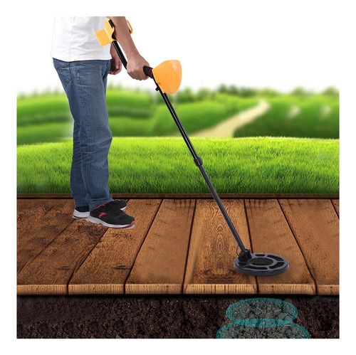 Detector De Metales, 3-8ft Profundidad De Detección For Oro