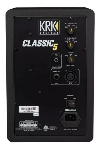Imagen 3 de 6 de 2 Monitores Krk Classic Cl5g3 Activos De Estudio 50w (par)