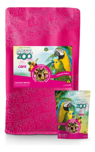 Megazoo Mix Papagaio Tropical 700g