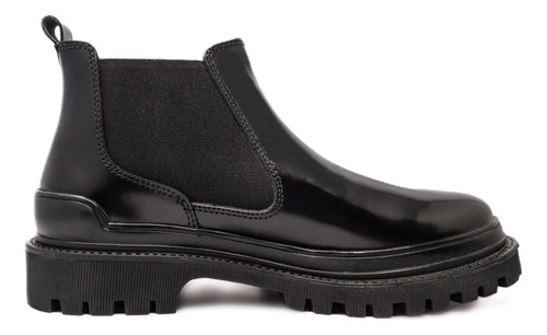 Botín Chelsea Combat En Piel Vacuno Ultra Ligero Para Hombre