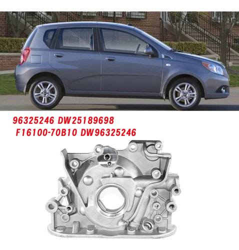 L Bomba De Aceite De Motor 96325246 Dw25189698 Para Aveo