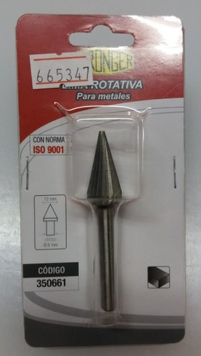 Lima Rotativa P/ Metales 350661 Stronger Herracor