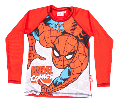 Remera Uv Spiderman Marvel Comics Original