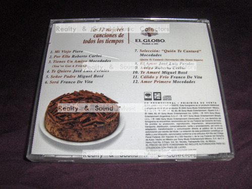 12 Mejores Canciones Cd Miguel Bose Franco De Vita Mocedades (Usado)