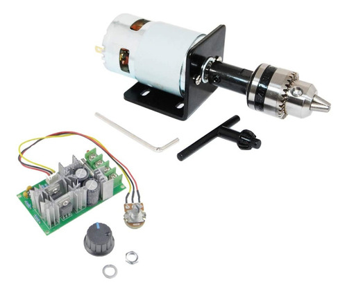 Motor 12v/24v 775dc Con Soporte Regulador De Velocidad, Port