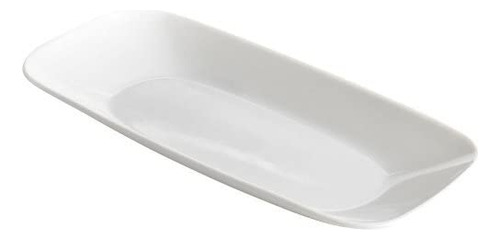 Corelle Square Round 10-1 /2-inch Serving Tray, Pure White