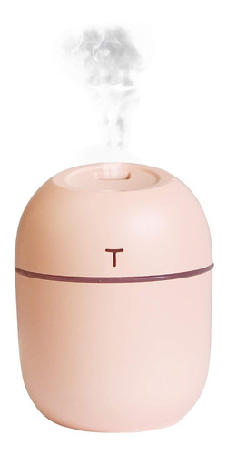 Humidificador Difusor Y Veladora Rosa