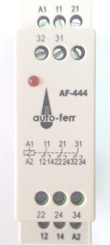 Relé Interface Af444 220 V 3 Contatos Reversíveis Digimec