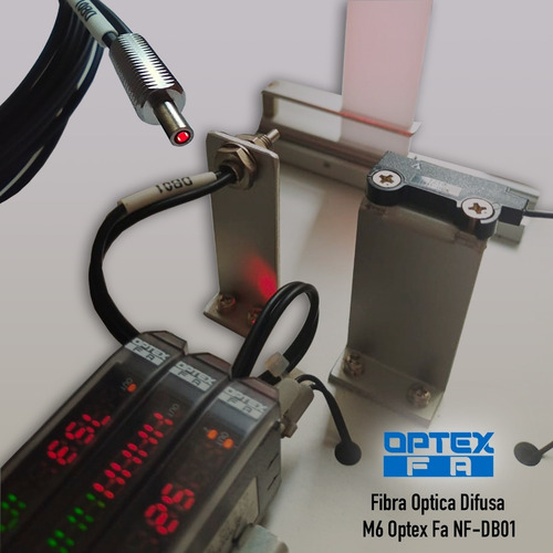 Fibra Óptica M6 Para Detección De Objetos Sólidos Nf-db01