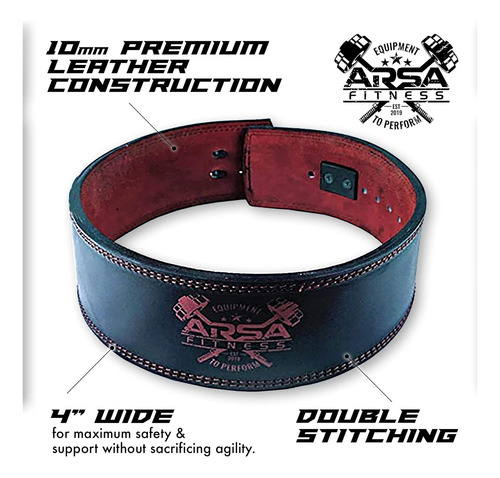 Arsa Fitness Lifting Laver Belt | Palanca Ajustable Cráneo