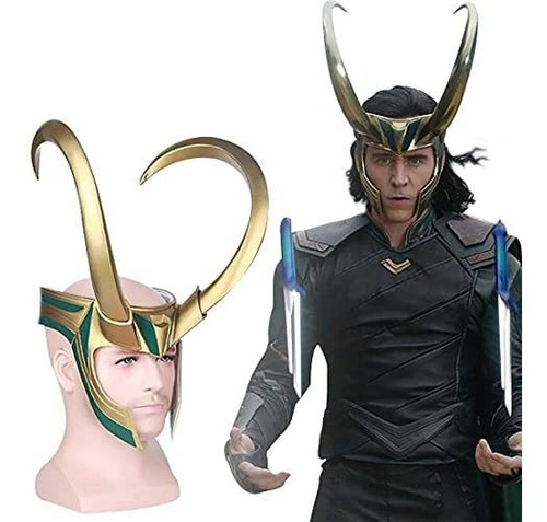 Loki Casco Con Cuernos Cosplay Película Thor Ragnarok Ventil