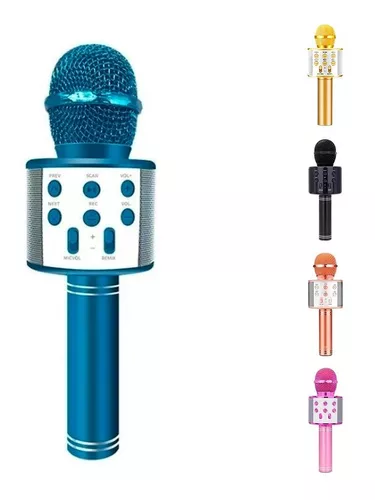 Lengua macarrónica chorro matar Micrófono Karaoke Niños 5w Bluetooth Efectos De Voz Parlante