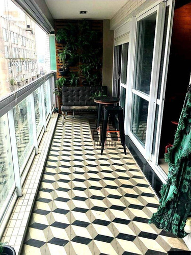 Imagem 9 de 15 de Apartamento Stúdio No Gonzaga Com Linda Vista Todo Mobiliado - Ap1482