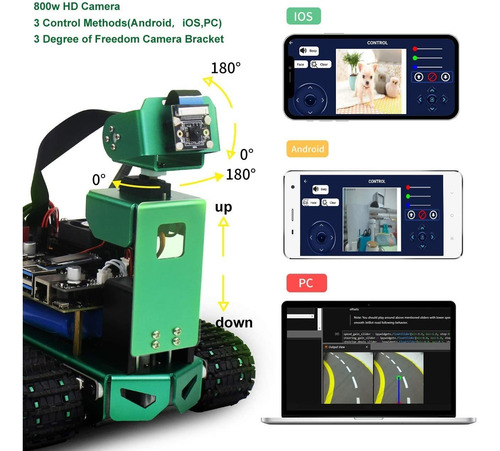 Yahboom - Robot Ai Para Nvidia Jetson Nano, Kit De Robótica