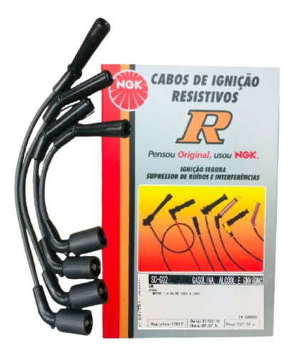 Cables De Bujia Spark 2005 2006 2007 2008 Ngk #g02