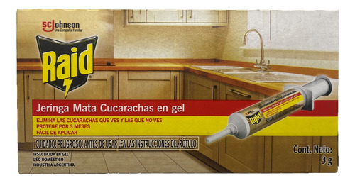 Raid Gel Mata Cucarachas - Jeringa