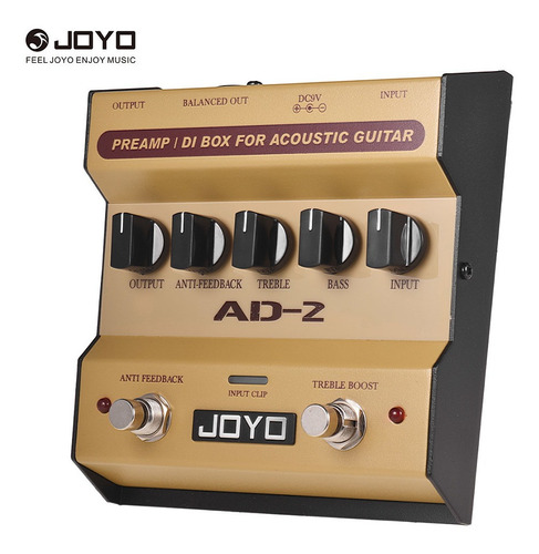 Joyo Ad-2 Pedal De Efectos De Guitarra De Preamplificador