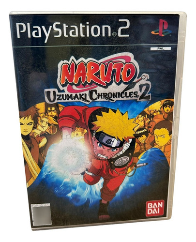 Naruto Uzumaki Chronicles 2 Play 2 Capa+pôster+disco Ps2