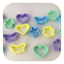 Comprar 40 Moldes Cortantes Galletitas Masas Colores Pastel Souvenir