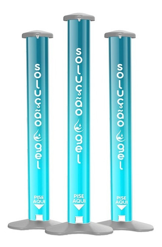 Totem Display Álcool Gel Para Higienizar Mãos