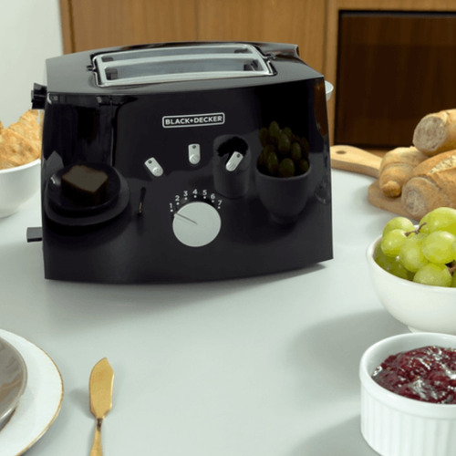 Tostador Eletrico 7 Niveis Pto 800w 220v Black+decker