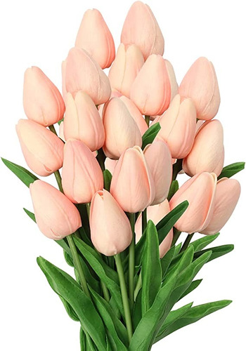 30 Pcs Tulipanes Artificiales Para La Decoración De Hogares