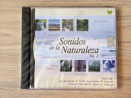 Cd Sonidos De La Naturaleza Vol. 2 - Canciones Capturadas En