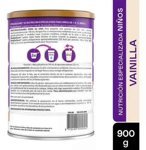 PEDIASURE VAINILLA x 900g