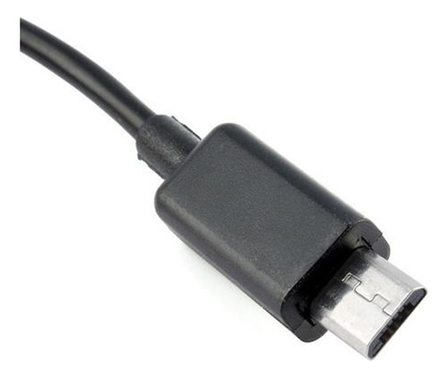 Hub Micro Usb Macho Para Fêmea, Duplo Usb 2.0 Host Otg